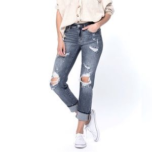 🆕 Judy Blue Bleach Splash Boyfriend Jean